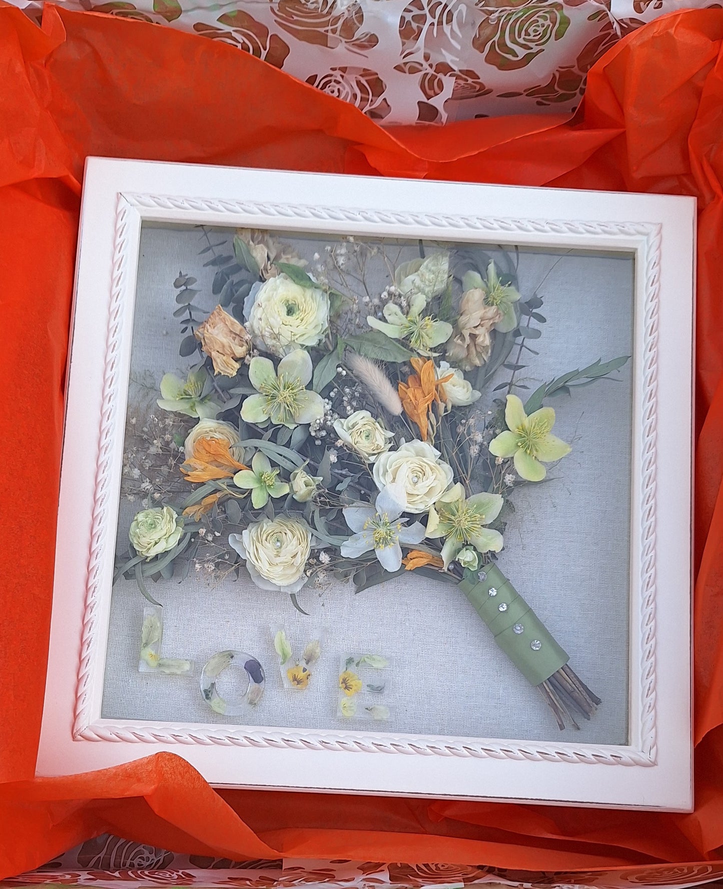 Flower Preservation Shadow Box
