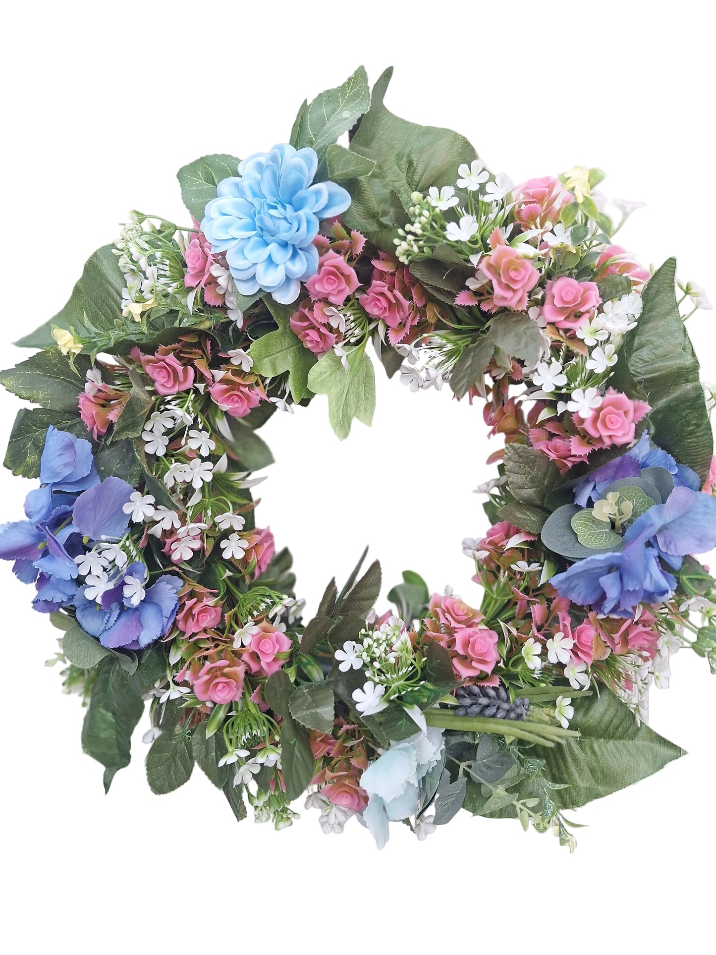 Floral Wreath – in blue