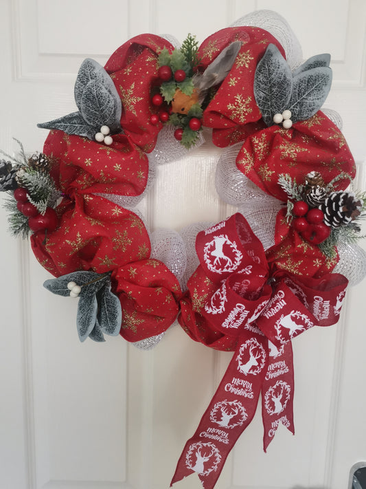 Merry Christmas wreath